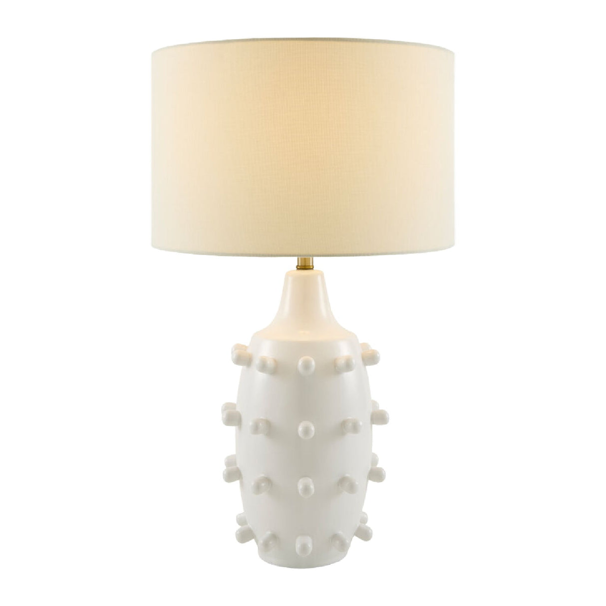 Modern European furniture - White Ceramic Table Lamp - www.oroa.com