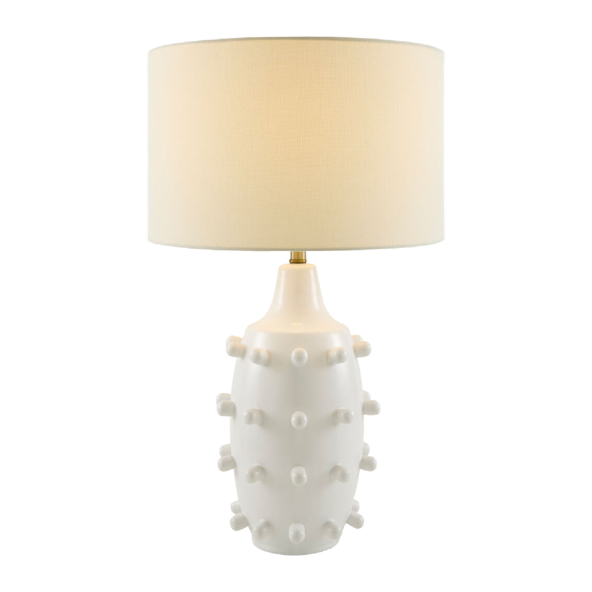 Modern European furniture - White Ceramic Table Lamp - www.oroa.com