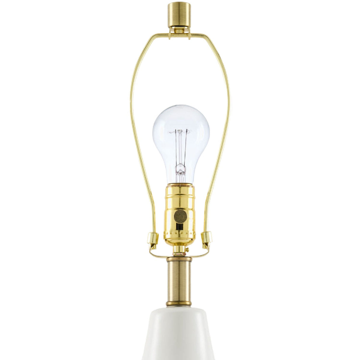 Modern European furniture - White Ceramic Table Lamp - www.oroa.com