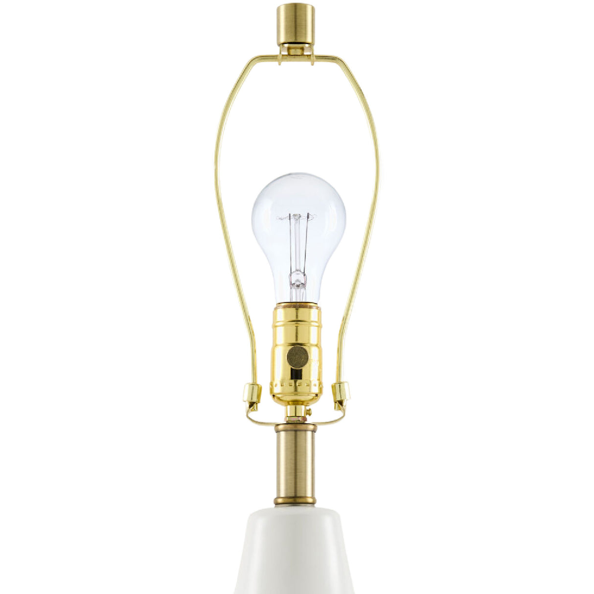 Modern European furniture - White Ceramic Table Lamp - www.oroa.com