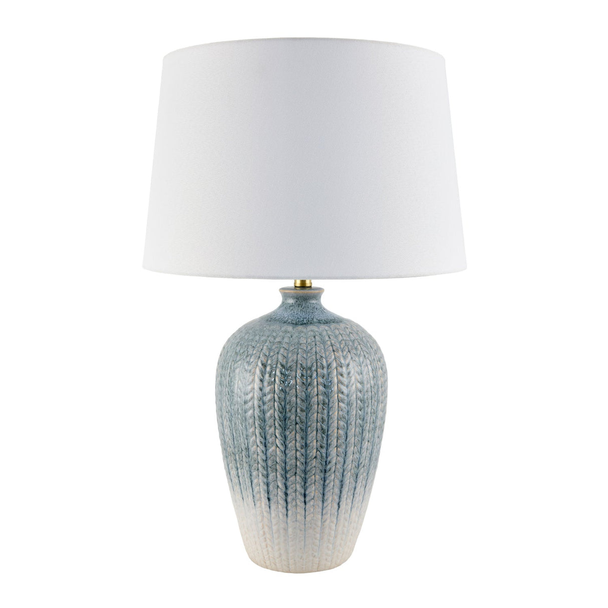 Modern European furniture - Two-Toned Blue Ceramic Table Lamp - www.oroa.com