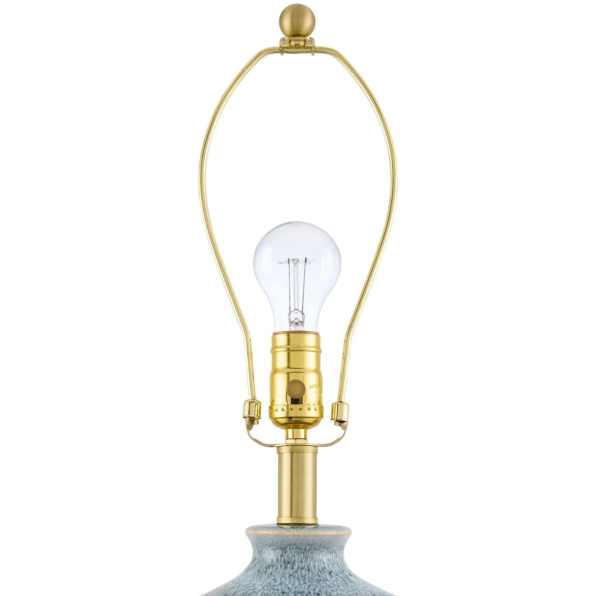Modern European furniture - Two-Toned Blue Ceramic Table Lamp - www.oroa.com
