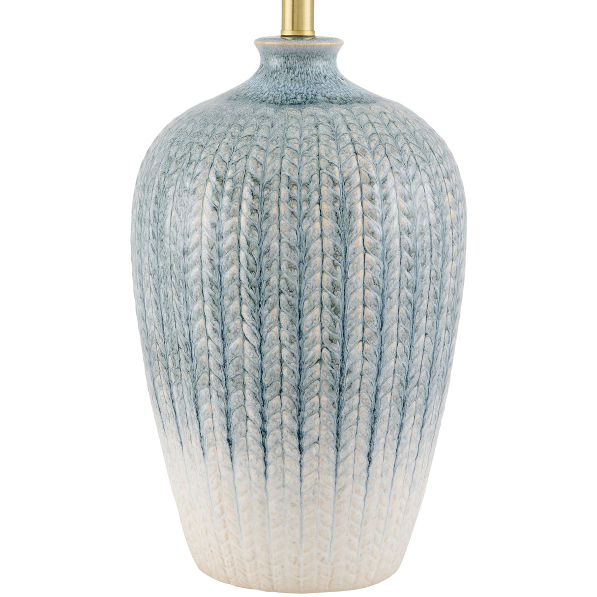 Modern European furniture - Two-Toned Blue Ceramic Table Lamp - www.oroa.com