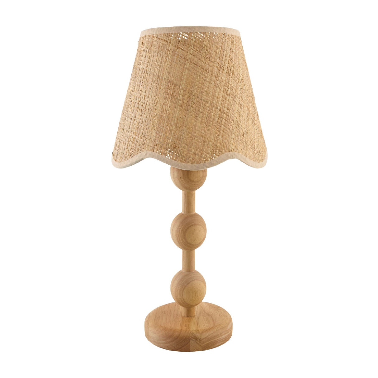 Modern European furniture - Seagrass Shade Rubberwood Table Lamp - www.oroa.com