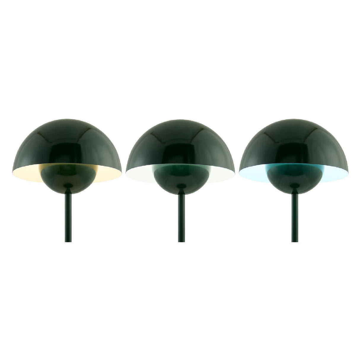 Modern European furniture - Painted Metal Dome Table Lamp - www.oroa.com