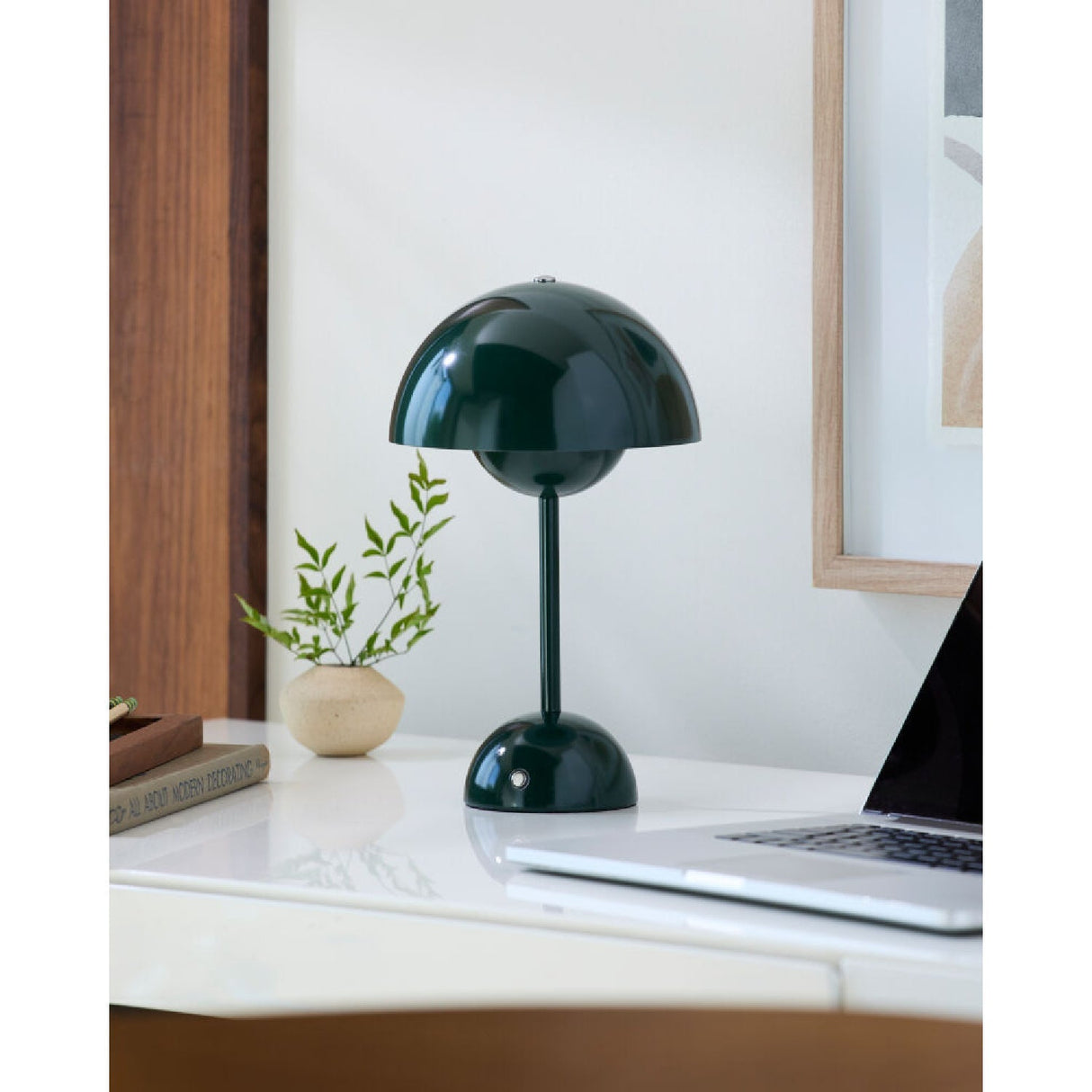 Modern European furniture - Painted Metal Dome Table Lamp - www.oroa.com