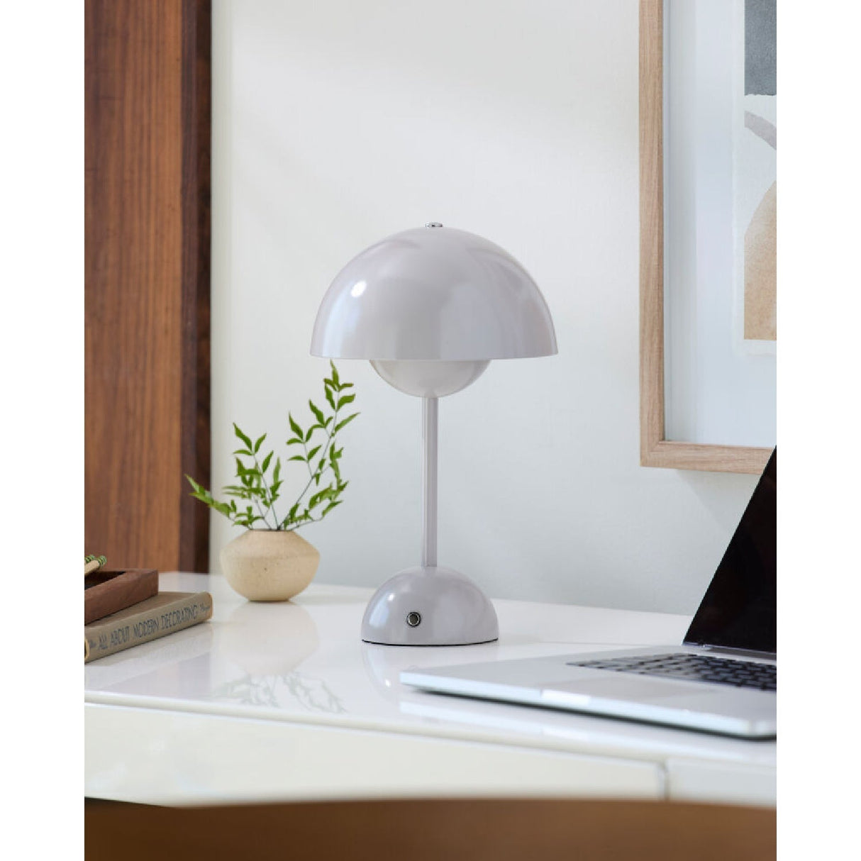 Modern European furniture - Painted Metal Dome Table Lamp - www.oroa.com