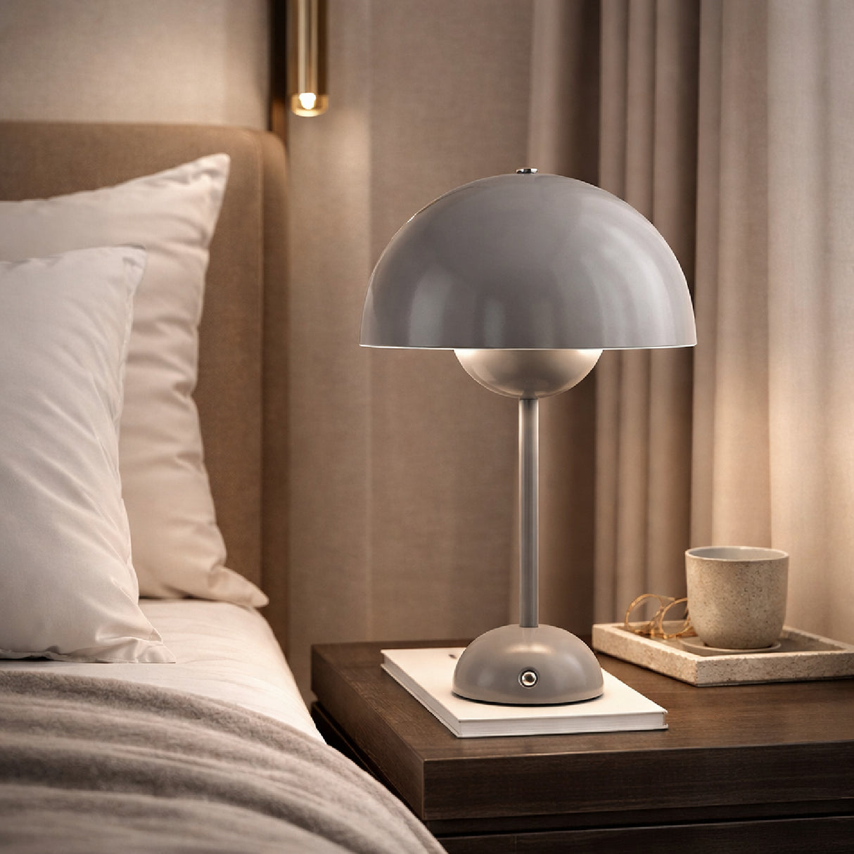 Modern European furniture - Painted Metal Dome Table Lamp - www.oroa.com | Oroa.com