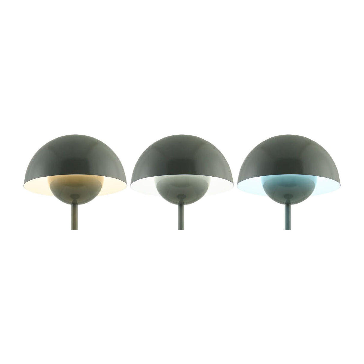 Modern European furniture - Painted Metal Dome Table Lamp - www.oroa.com