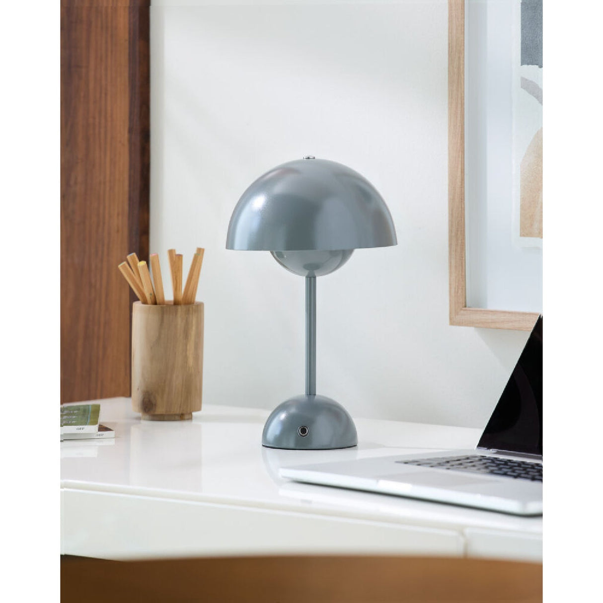 Modern European furniture - Painted Metal Dome Table Lamp - www.oroa.com