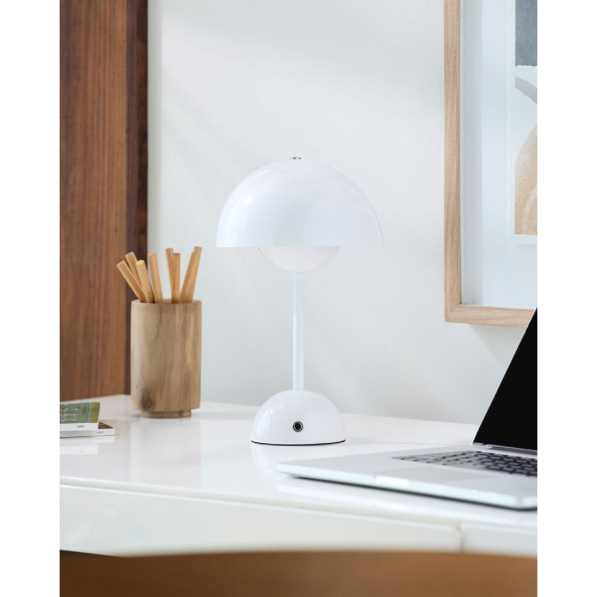 Modern European furniture - Painted Metal Dome Table Lamp - www.oroa.com