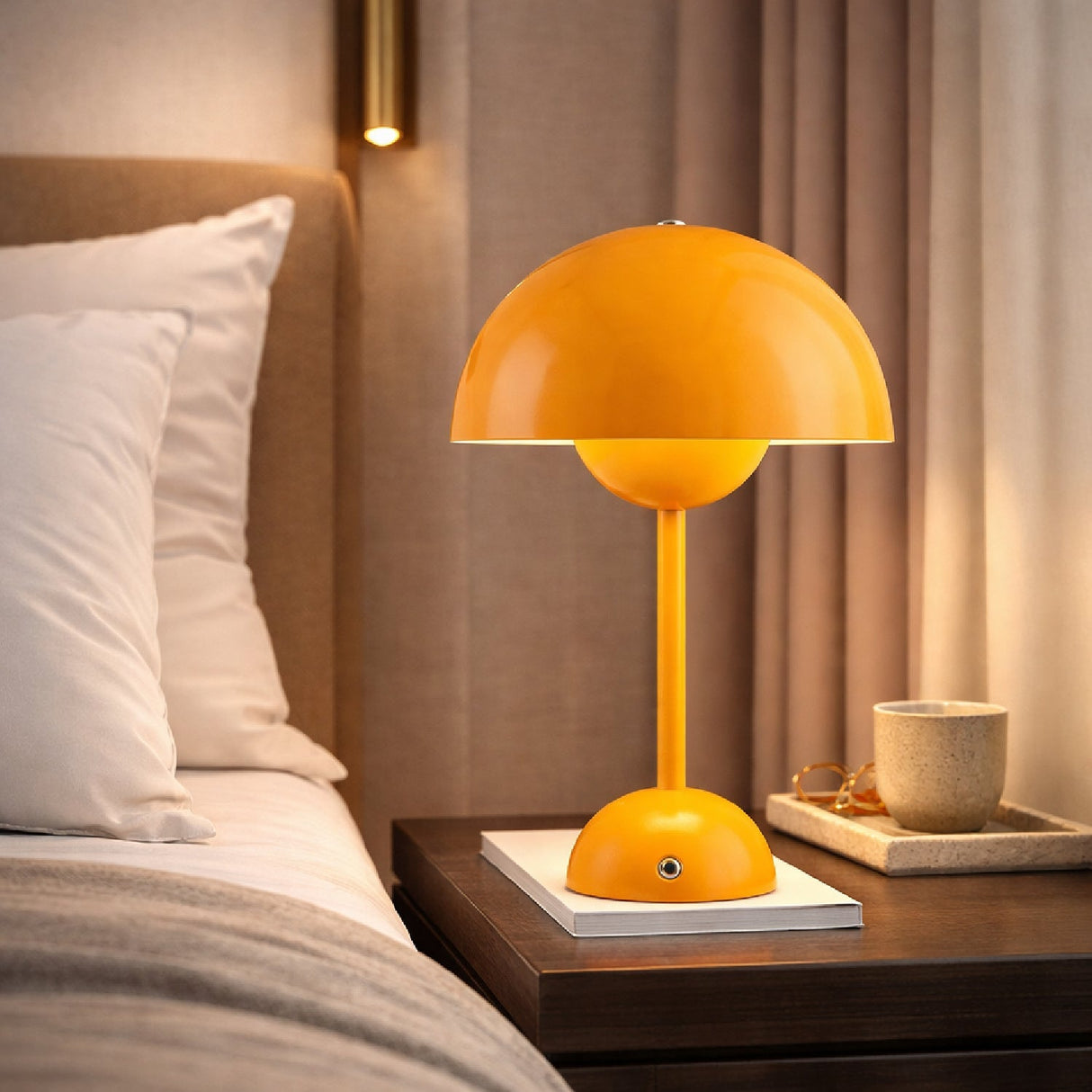 Modern European furniture - Painted Metal Dome Table Lamp - www.oroa.com