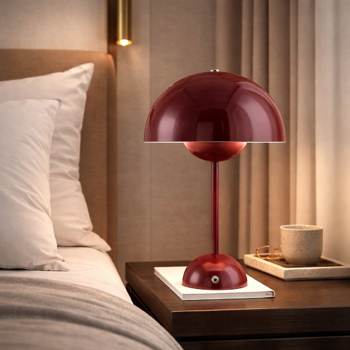 Modern European furniture - Painted Metal Dome Table Lamp - www.oroa.com