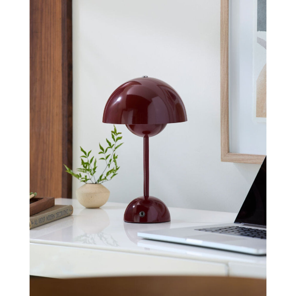 Modern European furniture - Painted Metal Dome Table Lamp - www.oroa.com