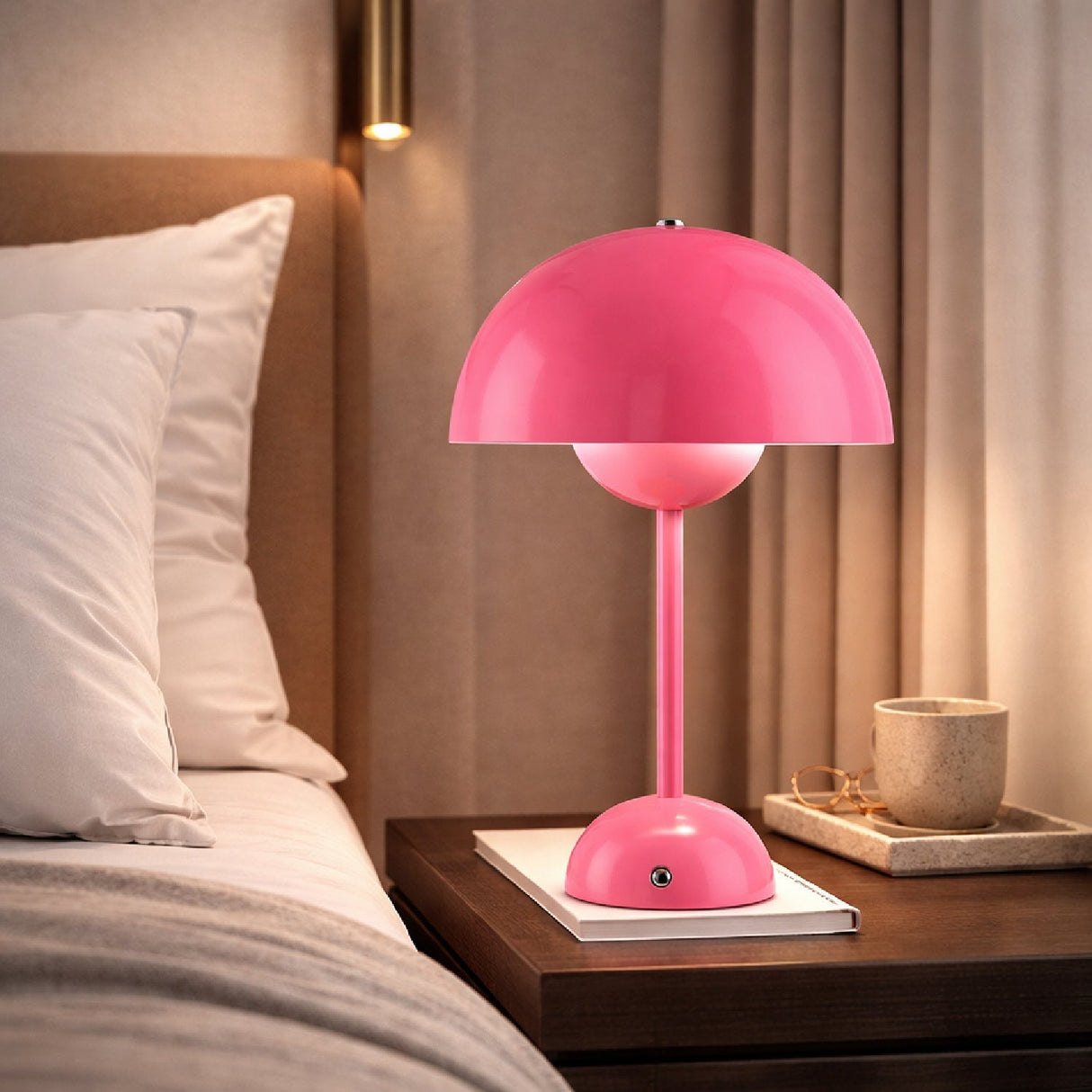 Modern European furniture - Painted Metal Dome Table Lamp - www.oroa.com