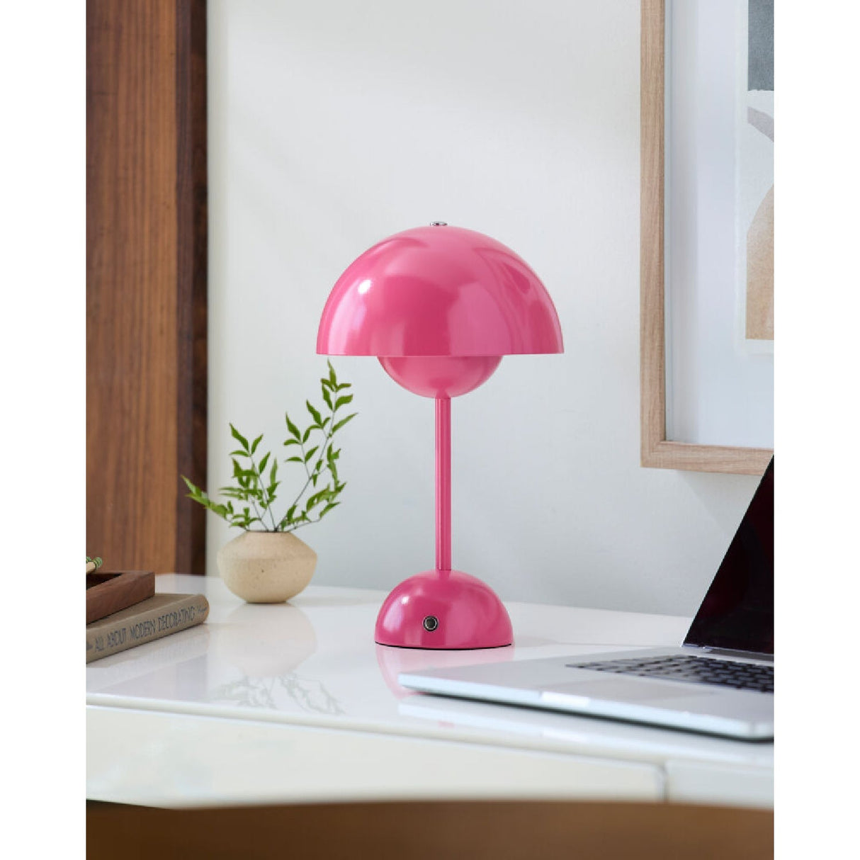 Modern European furniture - Painted Metal Dome Table Lamp - www.oroa.com