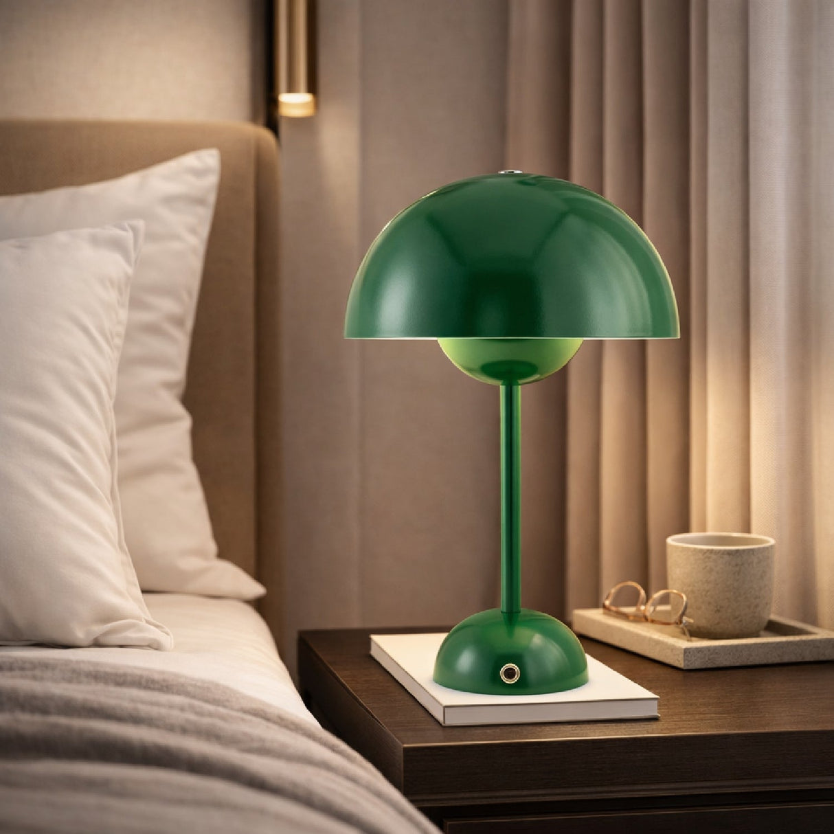 Modern European furniture - Painted Metal Dome Table Lamp - www.oroa.com