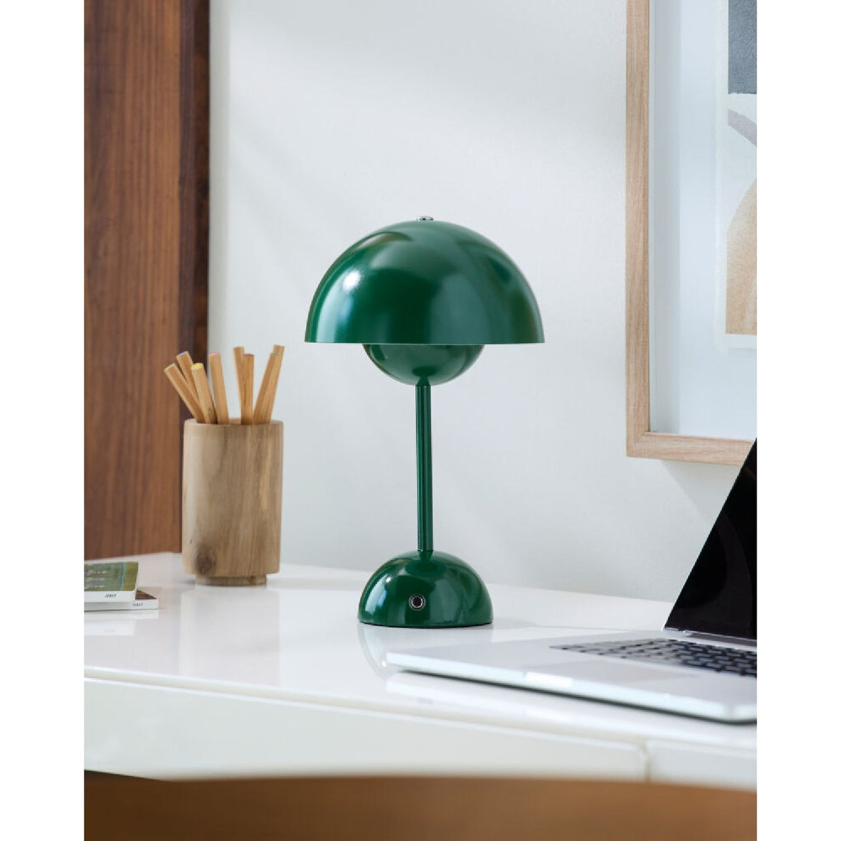 Modern European furniture - Painted Metal Dome Table Lamp - www.oroa.com