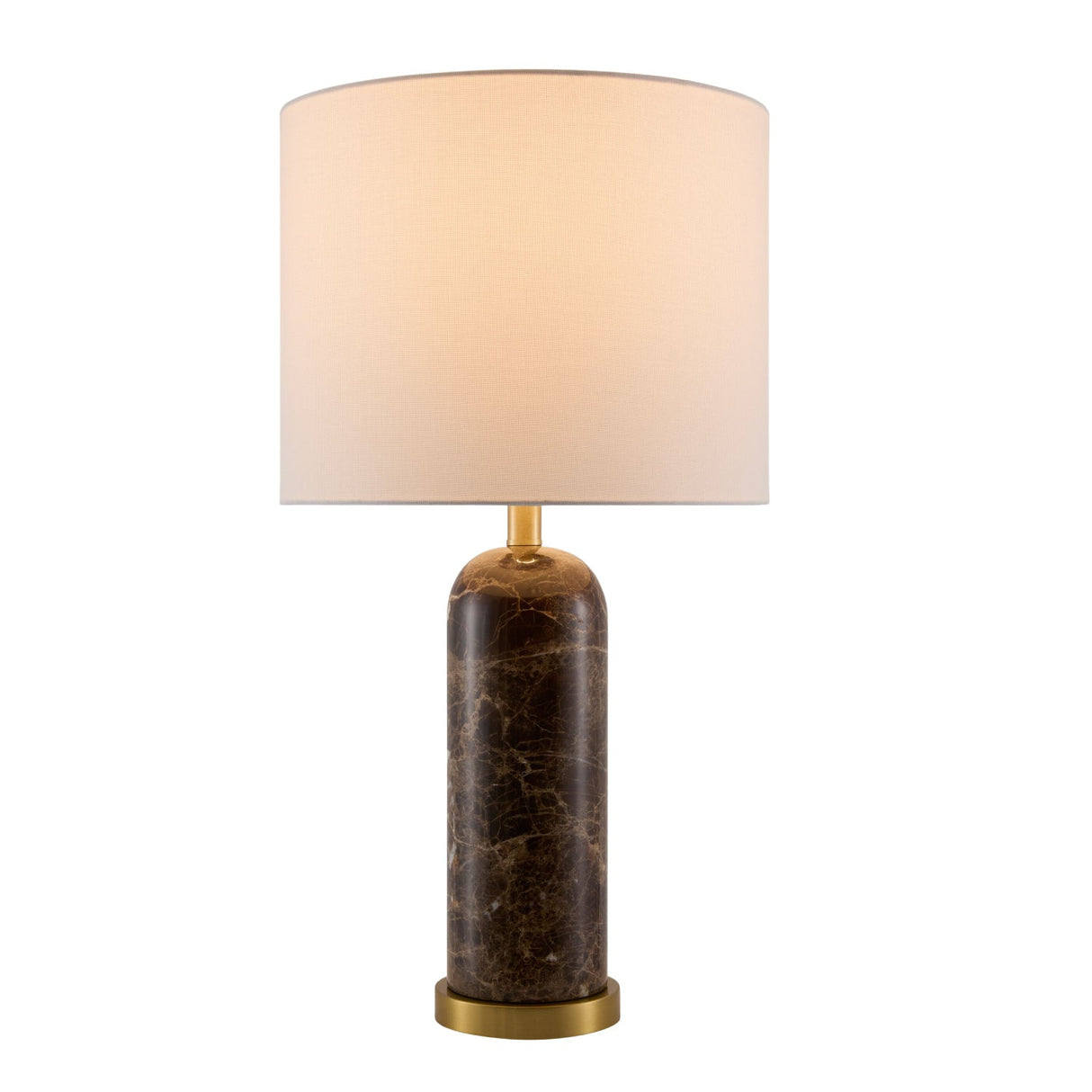 Modern European furniture - Brushed Marble Linen Table Lamp - www.oroa.com