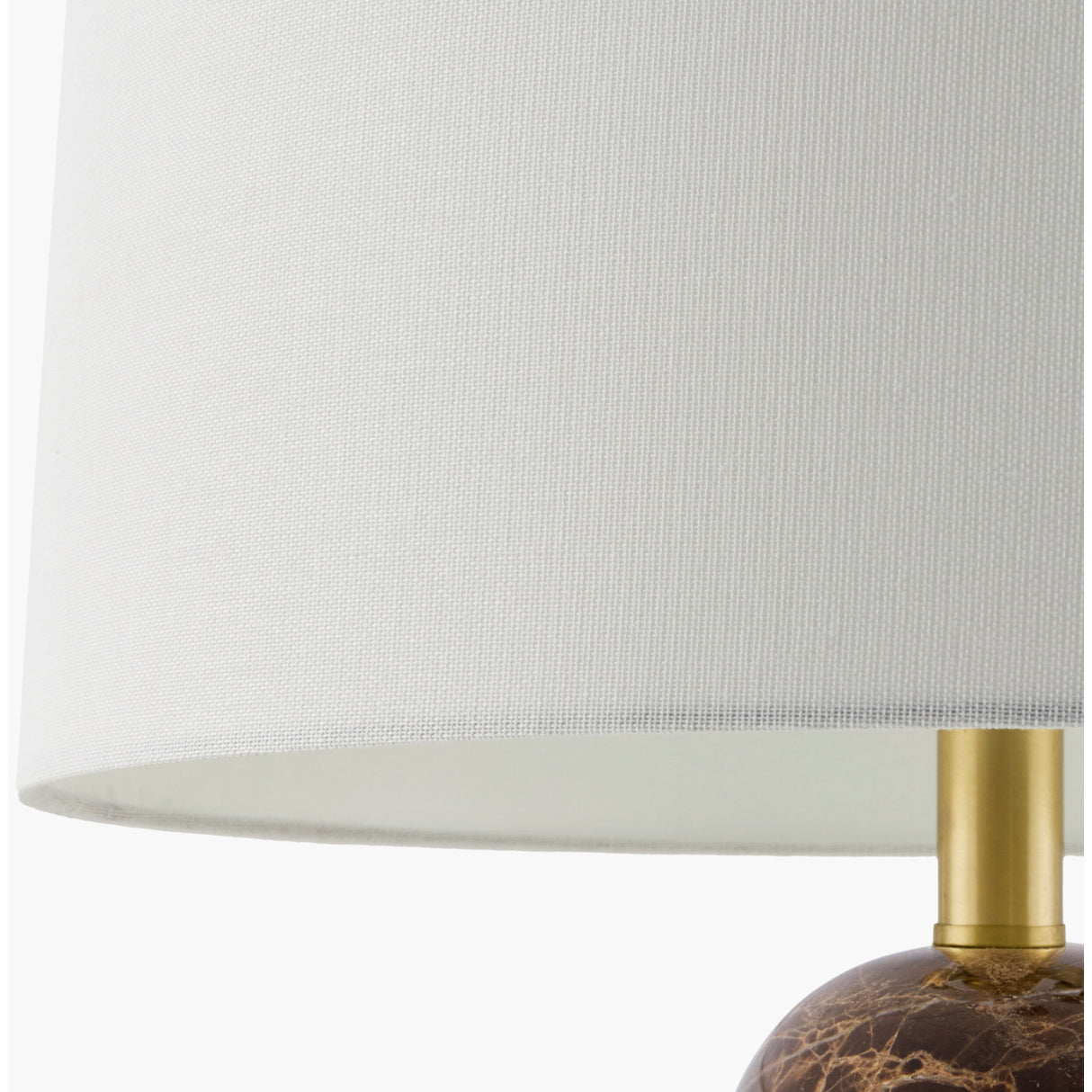 Brushed Marble Linen Table Lamp | Oroa.com