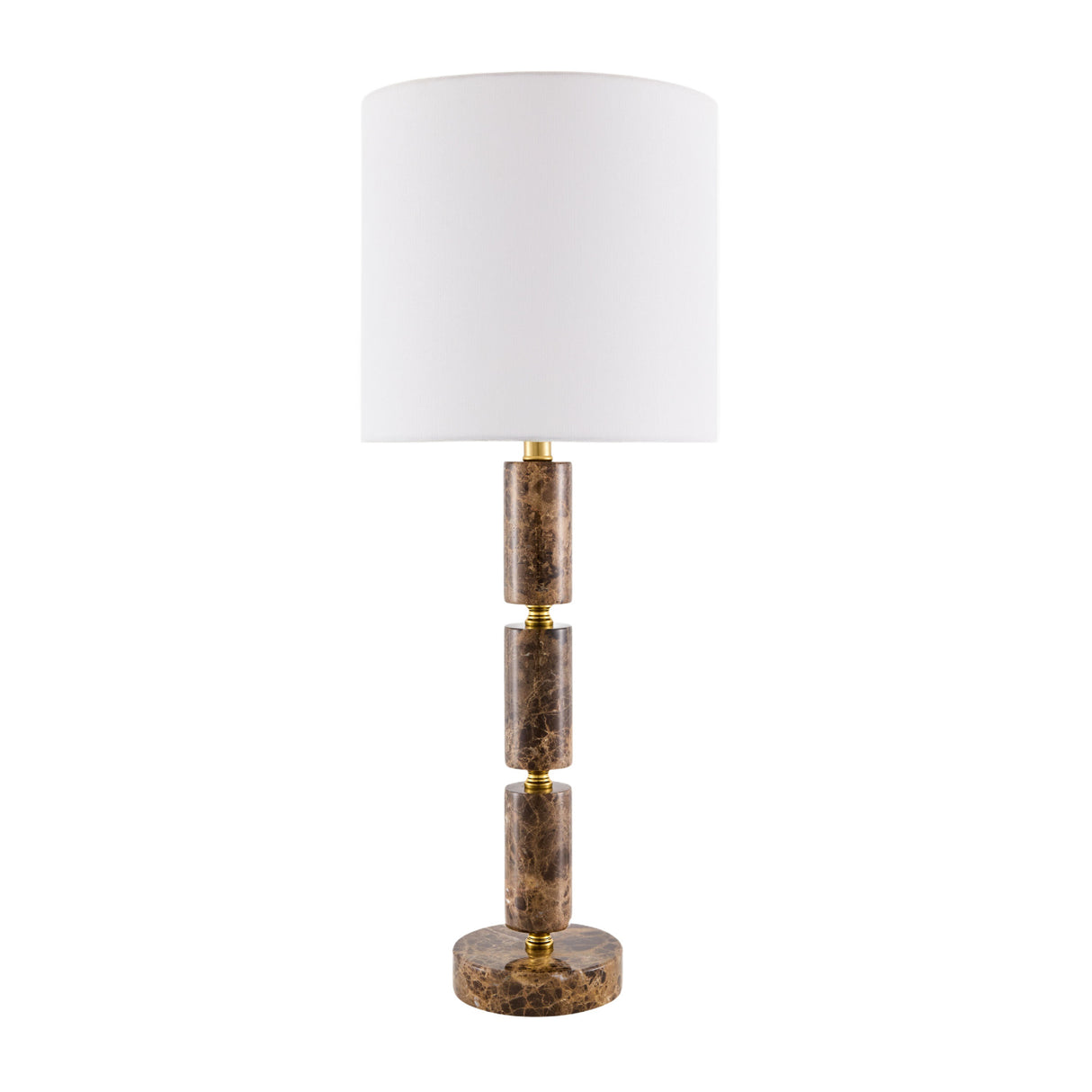 Stacked Marble Tube Table Lamp | Oroa.com