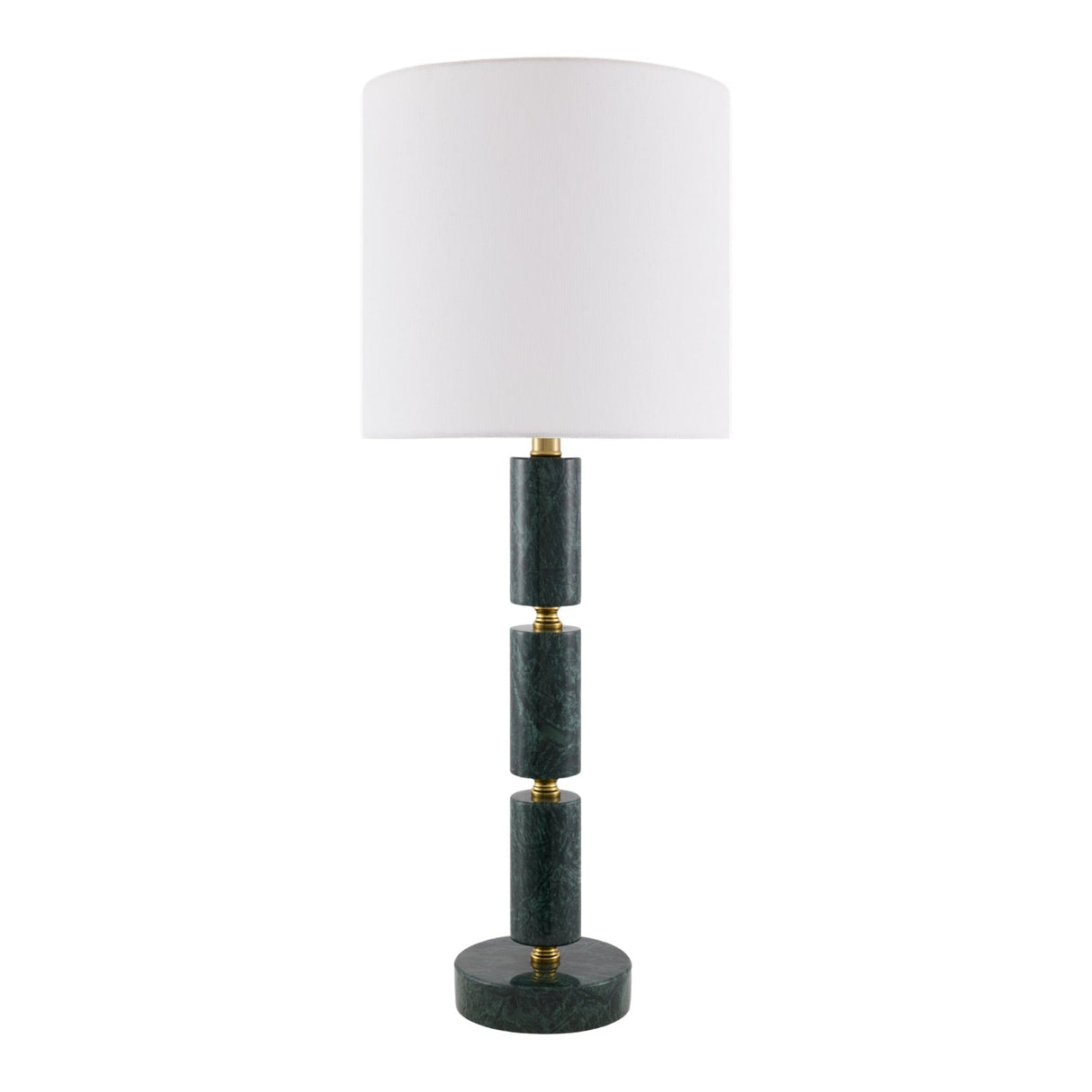 Modern European furniture - Stacked Marble Tube Table Lamp - www.oroa.com
