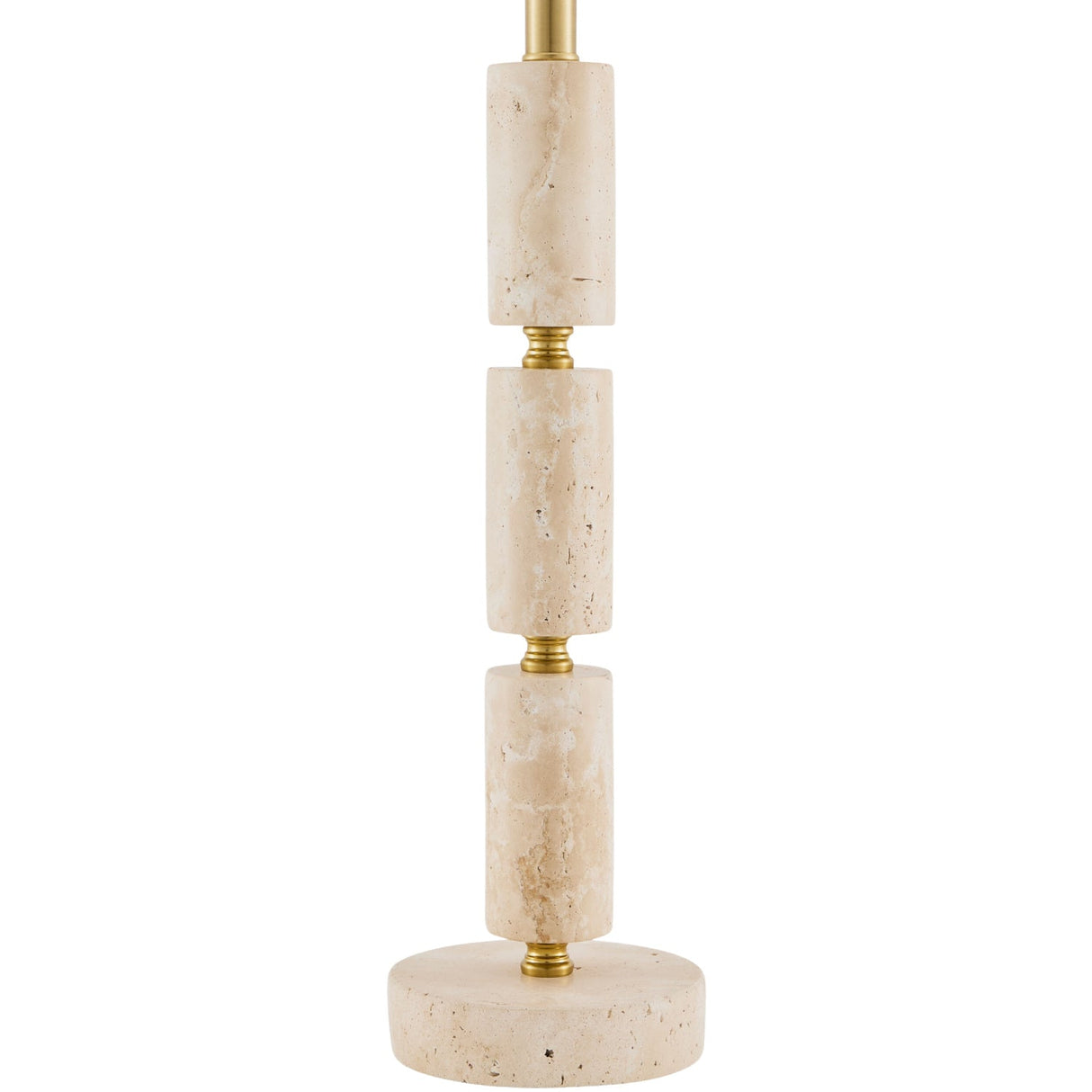 Modern European furniture - Stacked Marble Tube Table Lamp - www.oroa.com