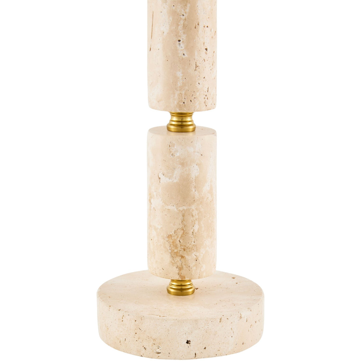 Modern European furniture - Stacked Marble Tube Table Lamp - www.oroa.com