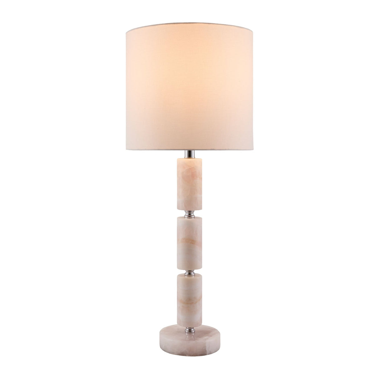 Modern European furniture - Stacked Marble Tube Table Lamp - www.oroa.com