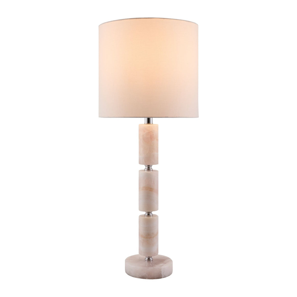 Modern European furniture - Stacked Marble Tube Table Lamp - www.oroa.com