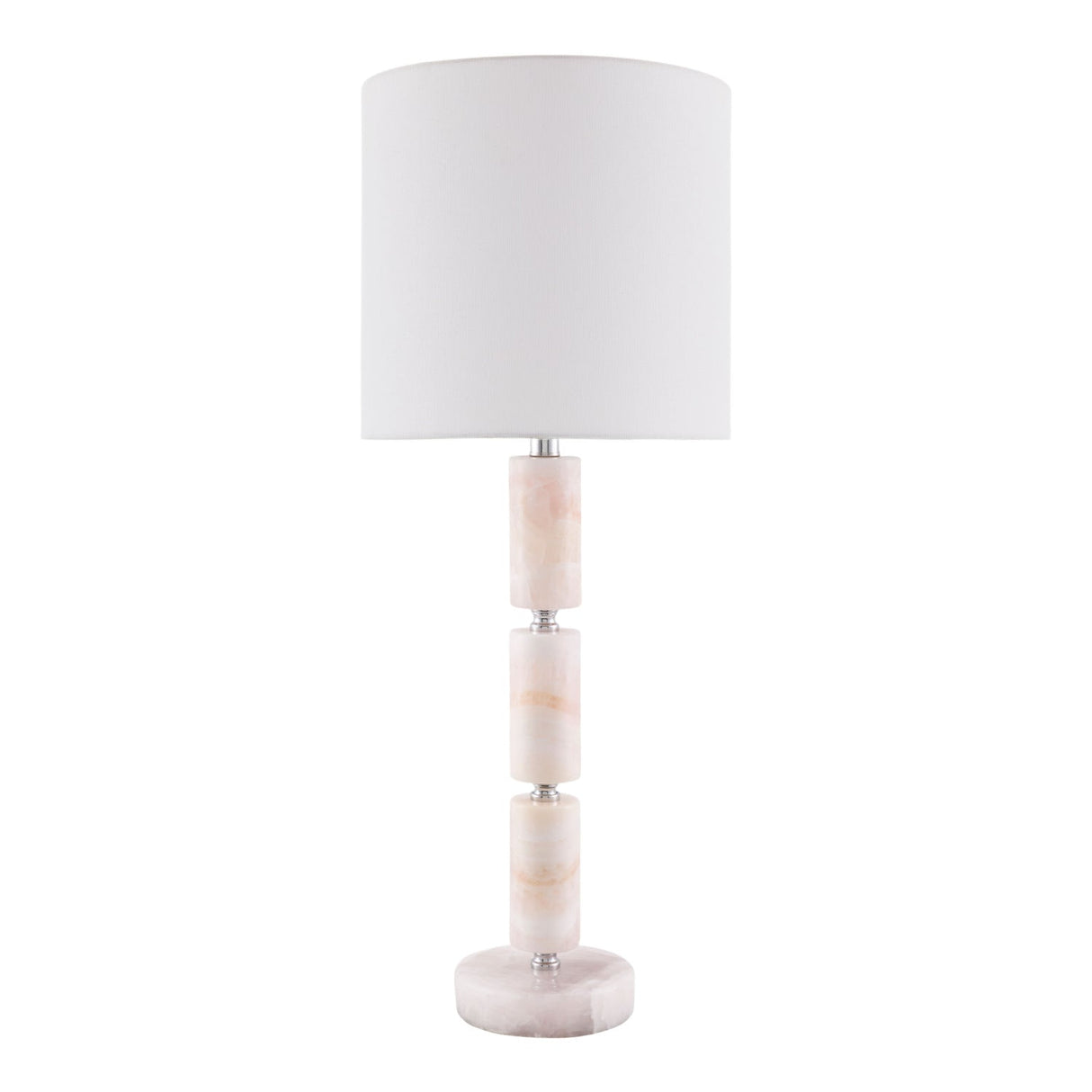 Modern European furniture - Stacked Marble Tube Table Lamp - www.oroa.com
