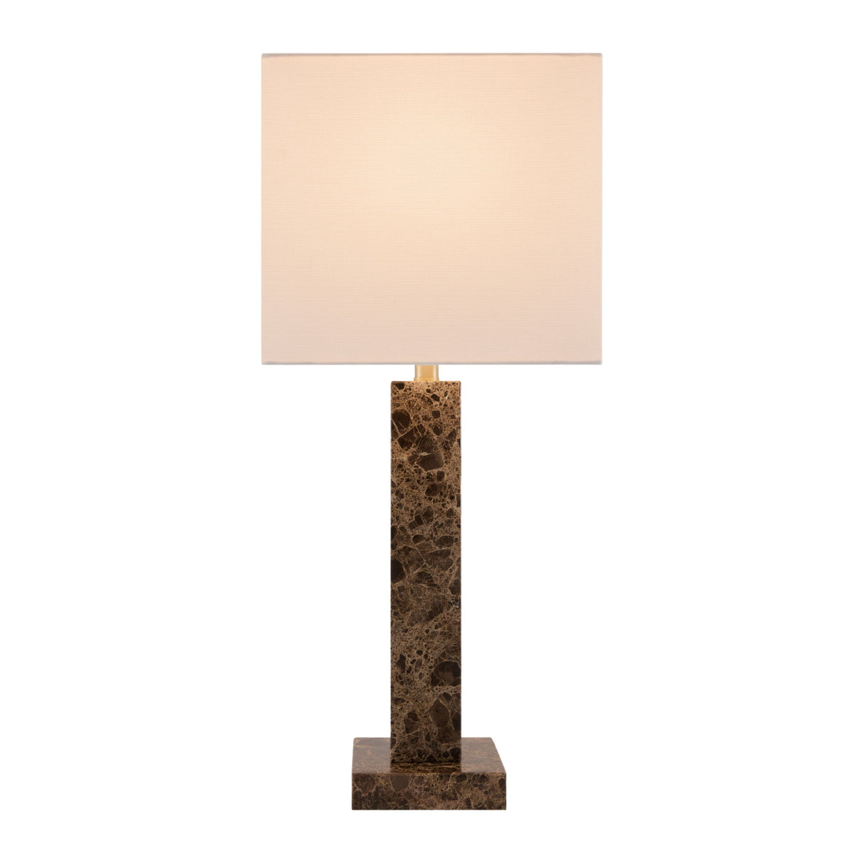 Square Brush Marble Table Lamp | Oroa.com