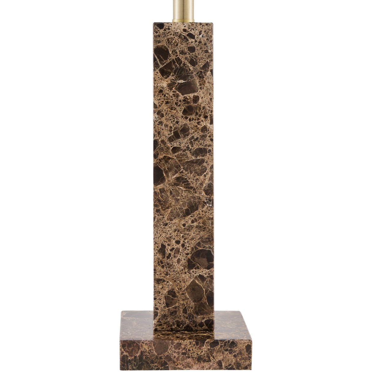 Modern European furniture - Square Brush Marble Table Lamp - www.oroa.com