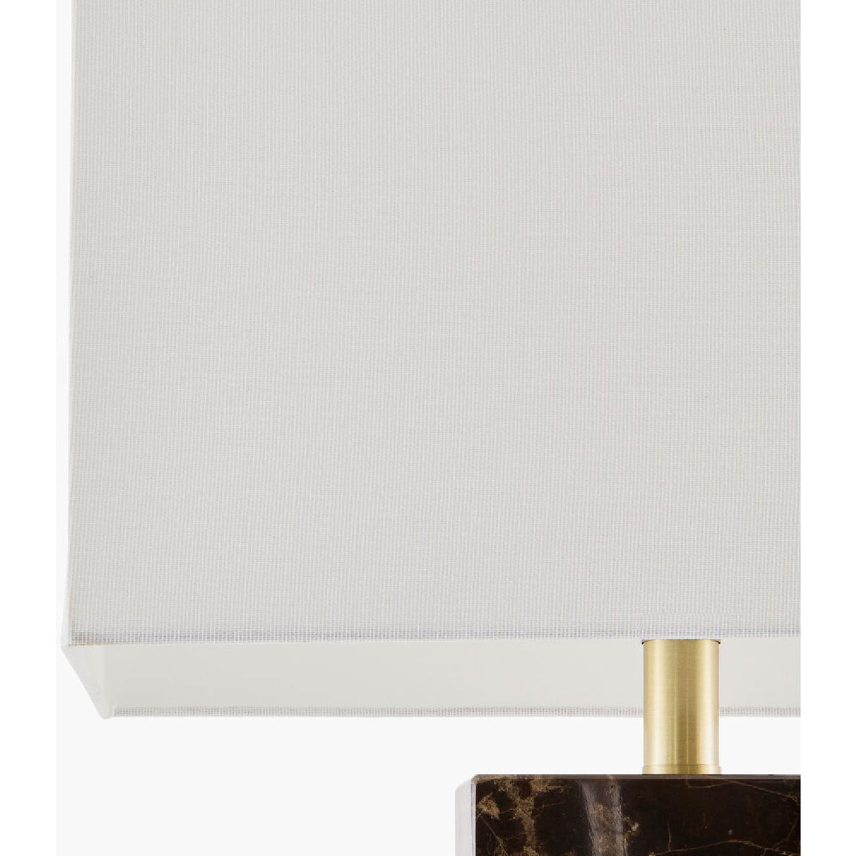 Modern European furniture - Rectangular Brushed Marble Table Lamp - www.oroa.com