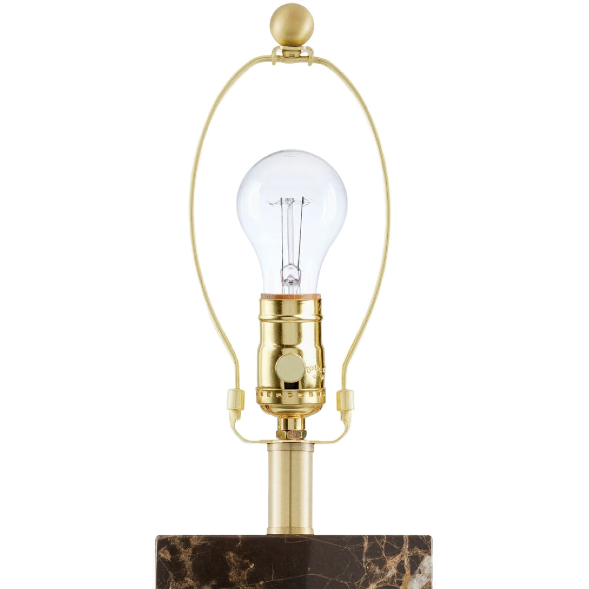 Modern European furniture - Rectangular Brushed Marble Table Lamp - www.oroa.com