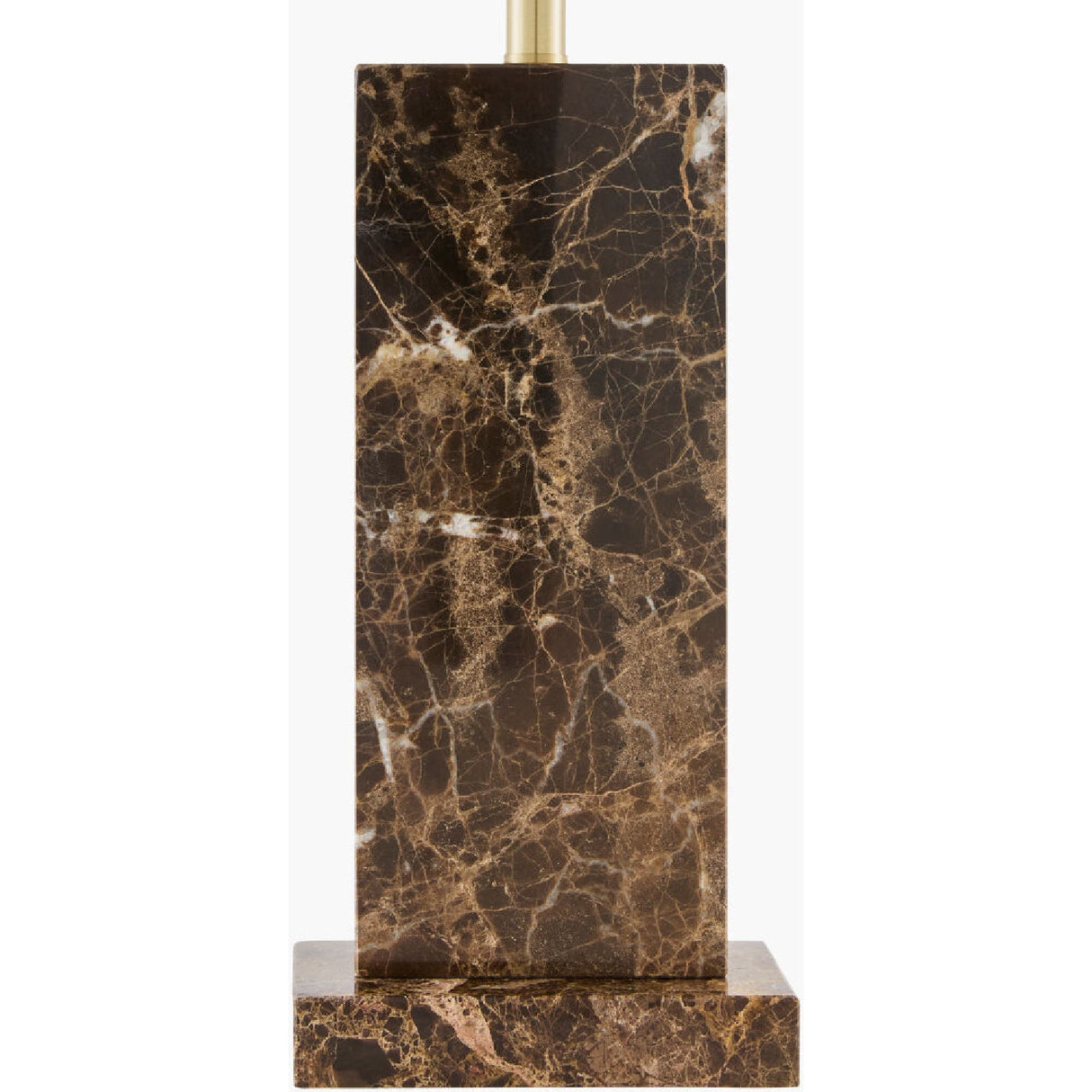 Modern European furniture - Rectangular Brushed Marble Table Lamp - www.oroa.com