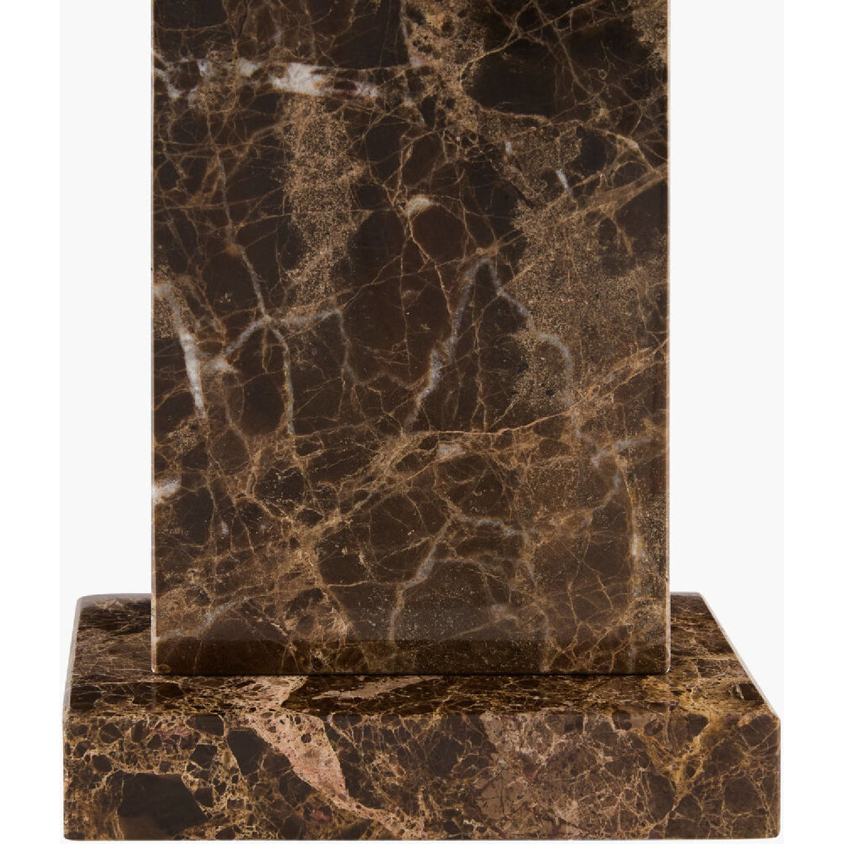 Modern European furniture - Rectangular Brushed Marble Table Lamp - www.oroa.com