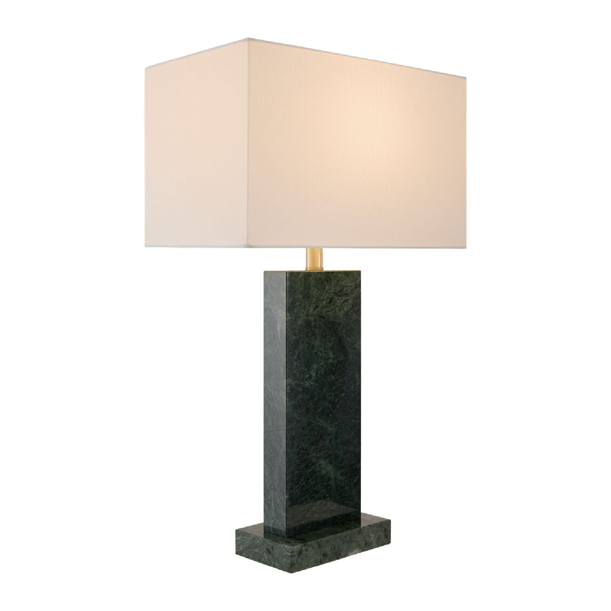 Modern European furniture - Rectangular Brushed Marble Table Lamp - www.oroa.com