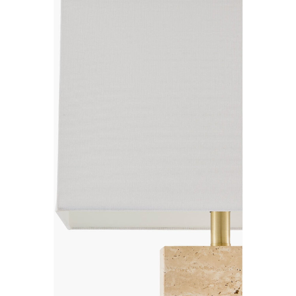 Modern European furniture - Rectangular Brushed Marble Table Lamp - www.oroa.com