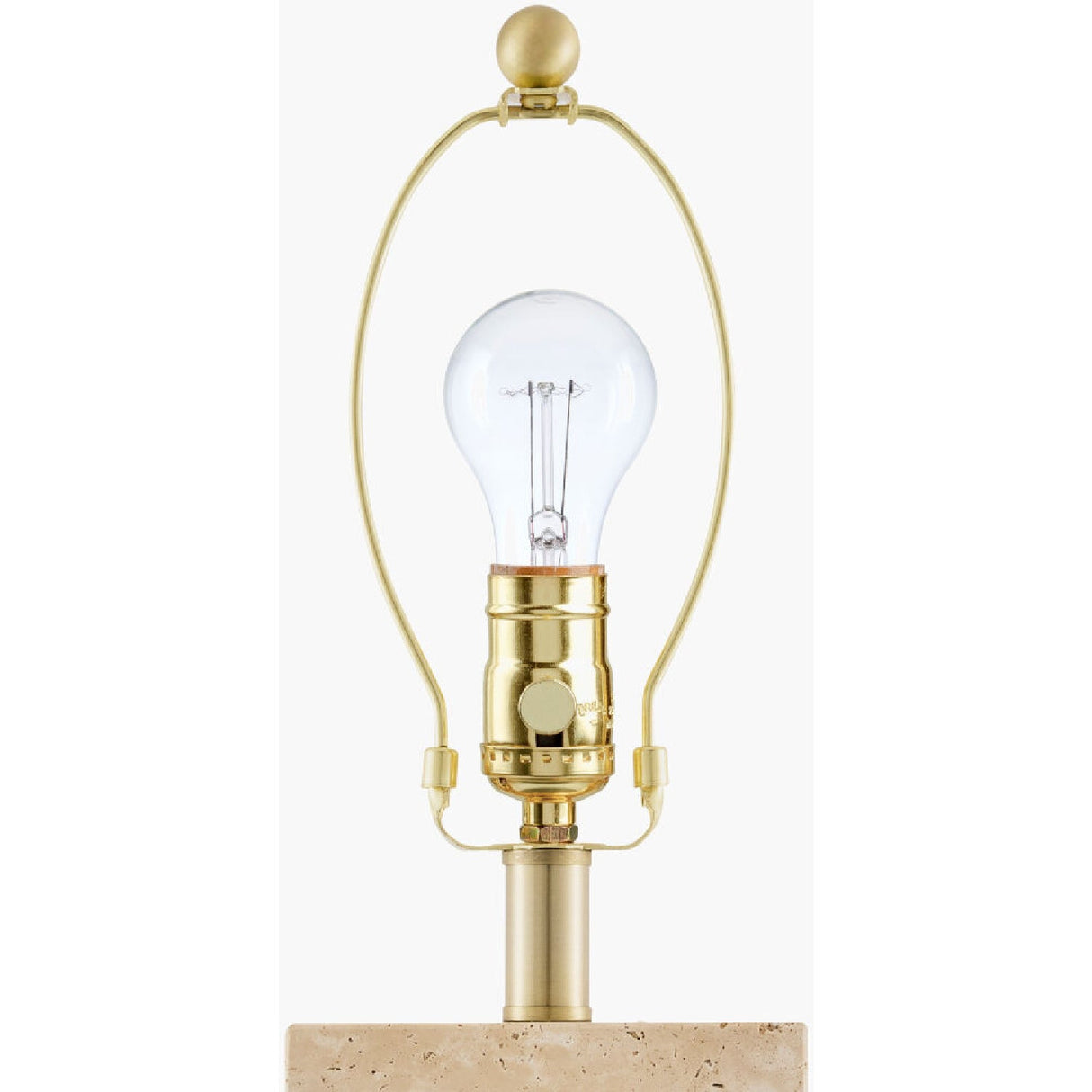 Modern European furniture - Rectangular Brushed Marble Table Lamp - www.oroa.com