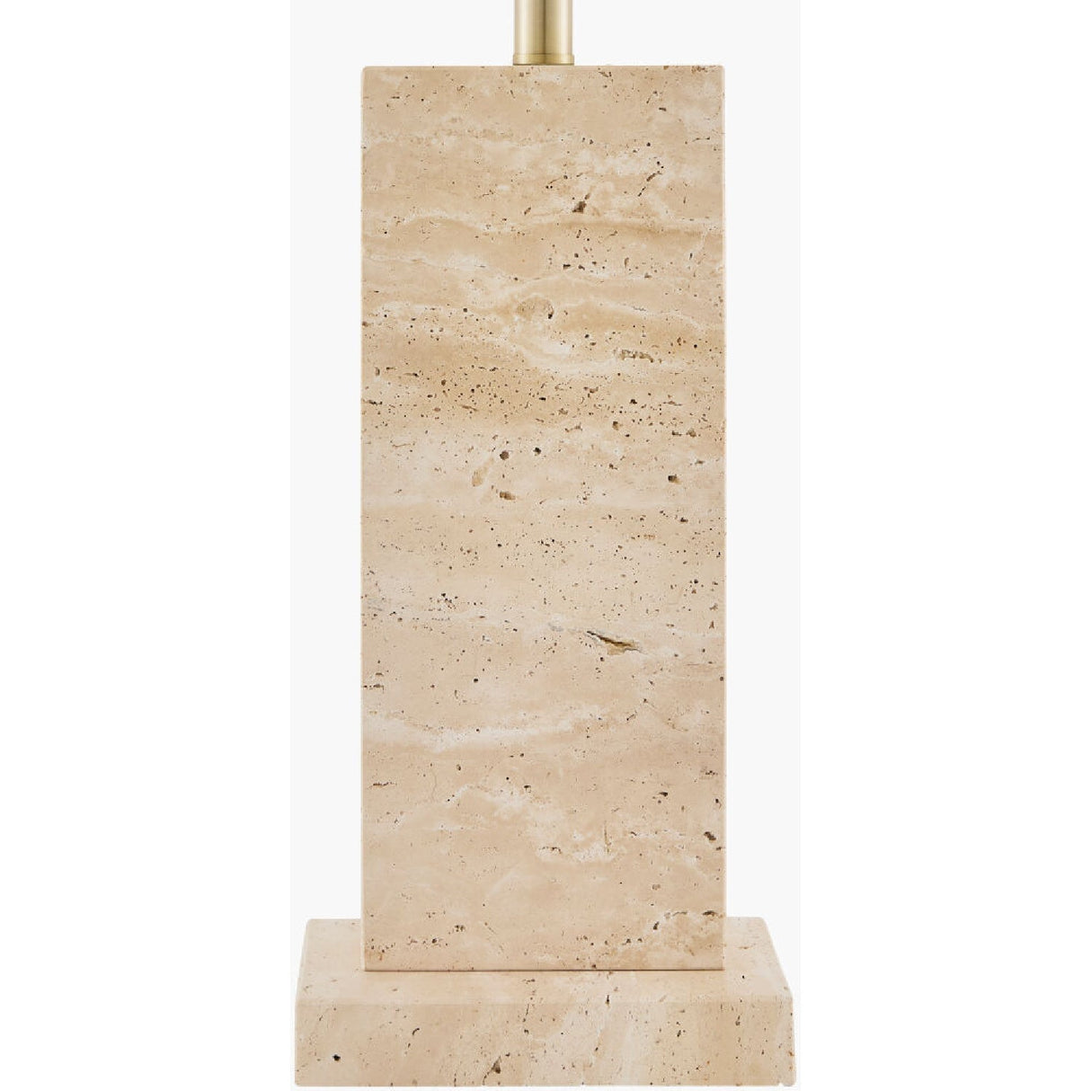 Modern European furniture - Rectangular Brushed Marble Table Lamp - www.oroa.com