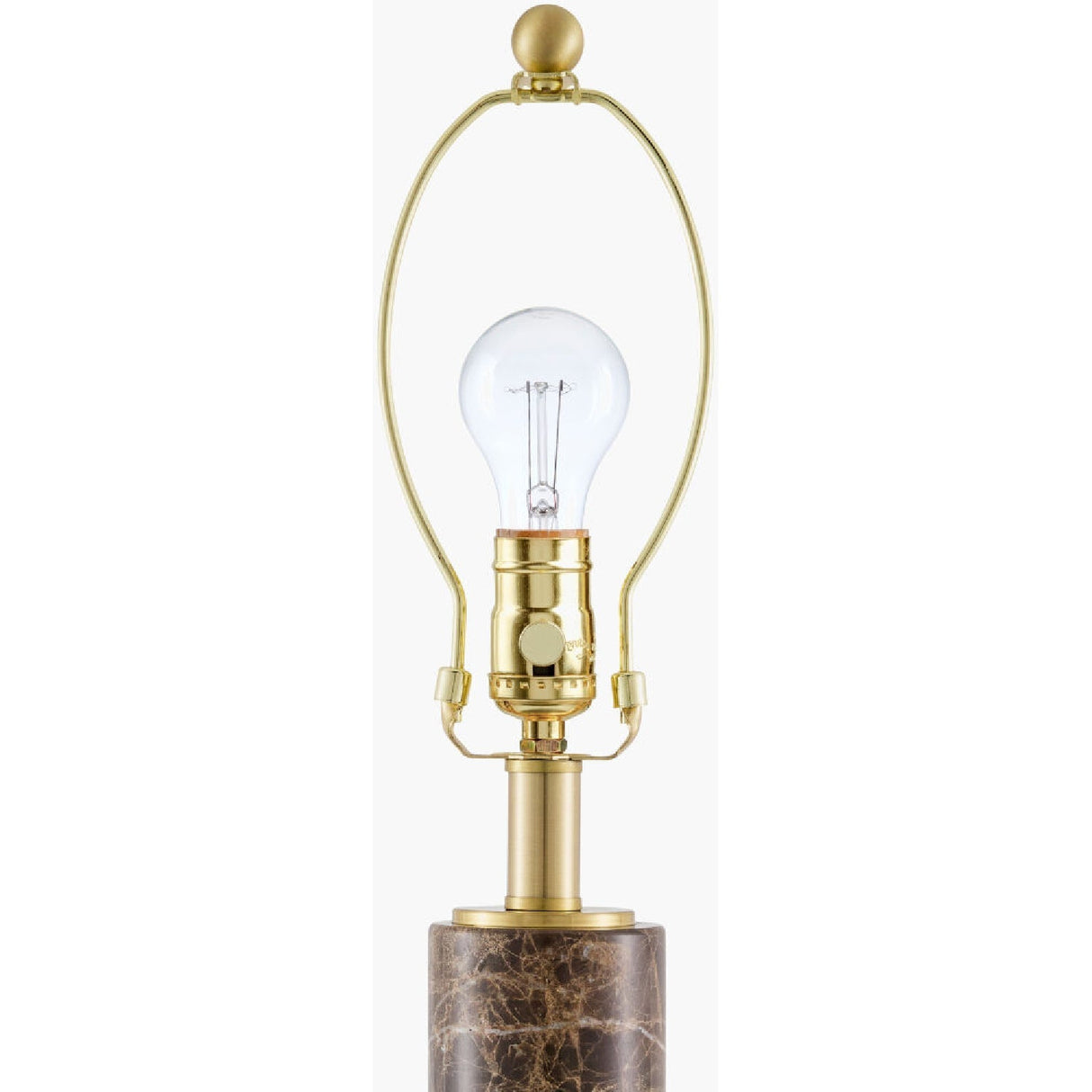 Modern European furniture - Brushed Marble Tube Table Lamp - www.oroa.com
