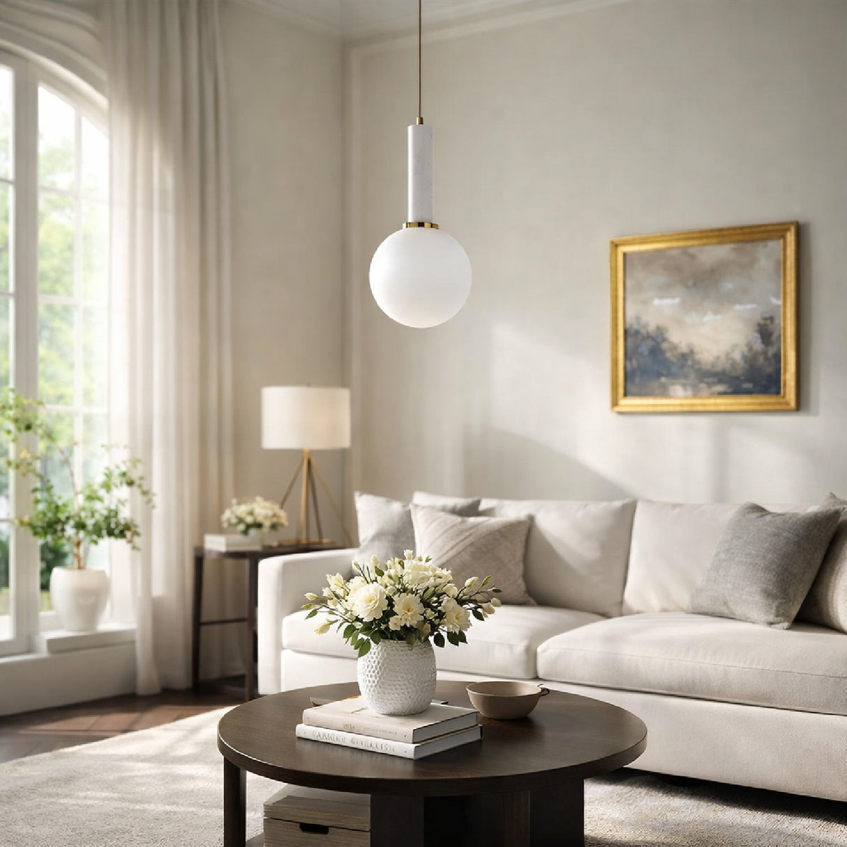 Modern European furniture - Globe Pendant Lamp - www.oroa.com