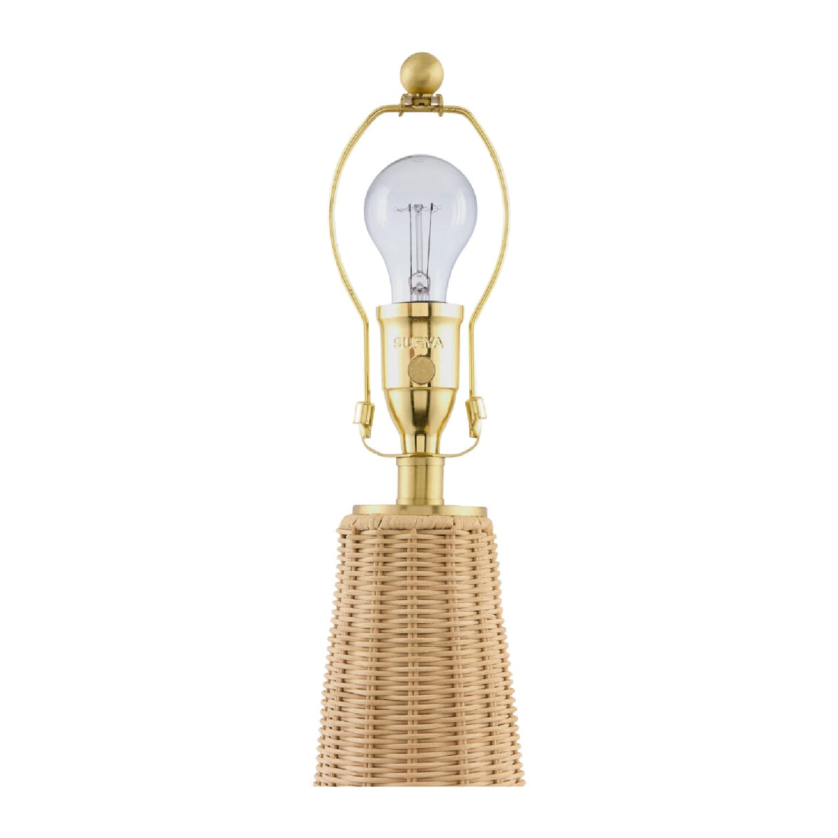 Modern European furniture - Dome Rattan Accent Table Lamp - www.oroa.com
