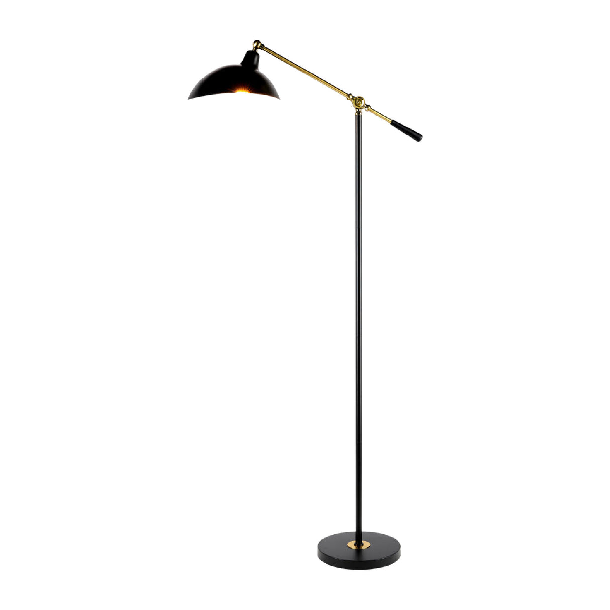 Black Metal Accent Floor Lamp | Oroa.com