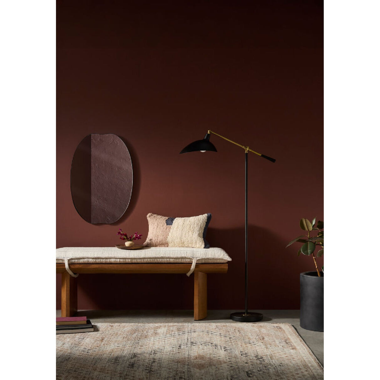 Modern European furniture - Black Metal Accent Floor Lamp - www.oroa.com