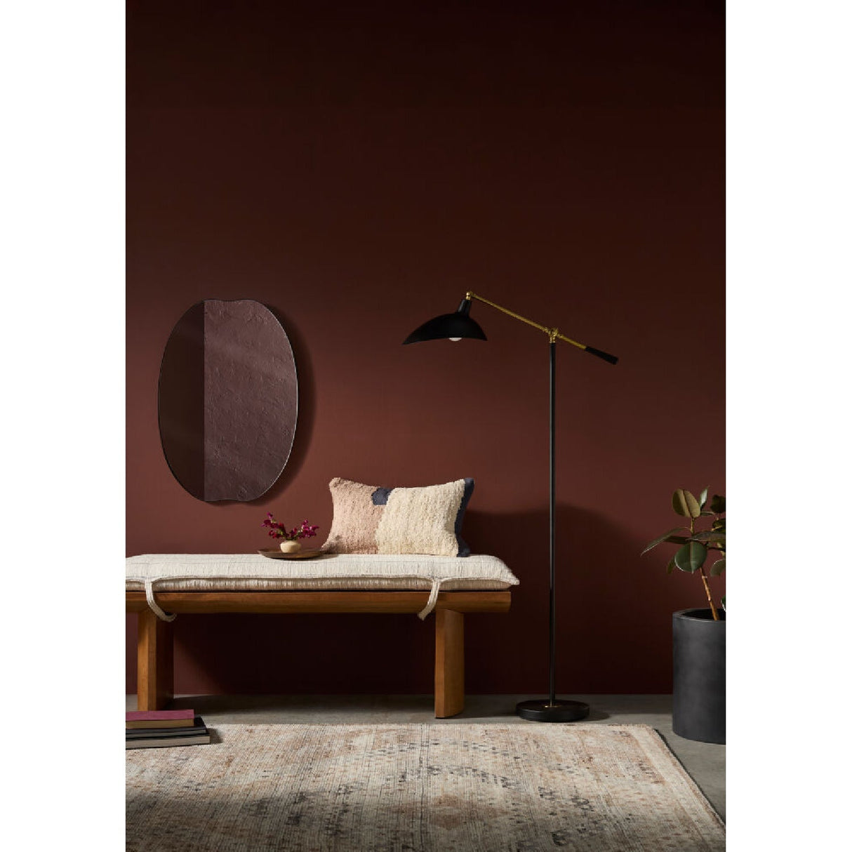Modern European furniture - Black Metal Accent Floor Lamp - www.oroa.com