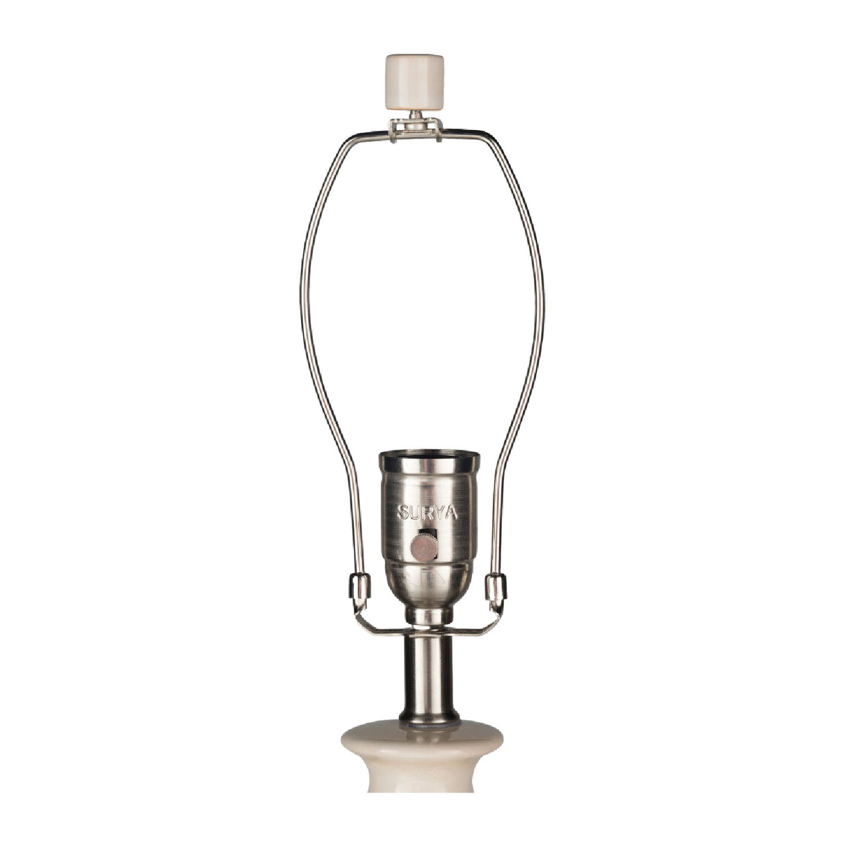 Modern European furniture - Crackle White Ceramic Table Lamp - www.oroa.com