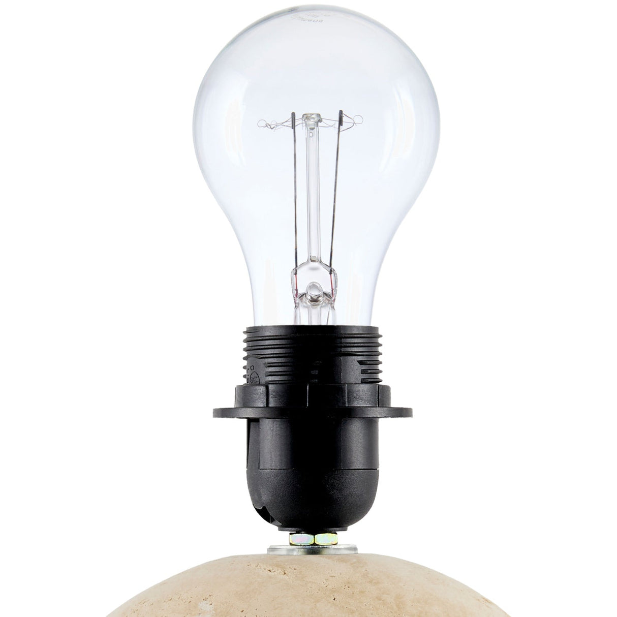 Modern European furniture - Travertine Pleated Linen Table Lamp - www.oroa.com