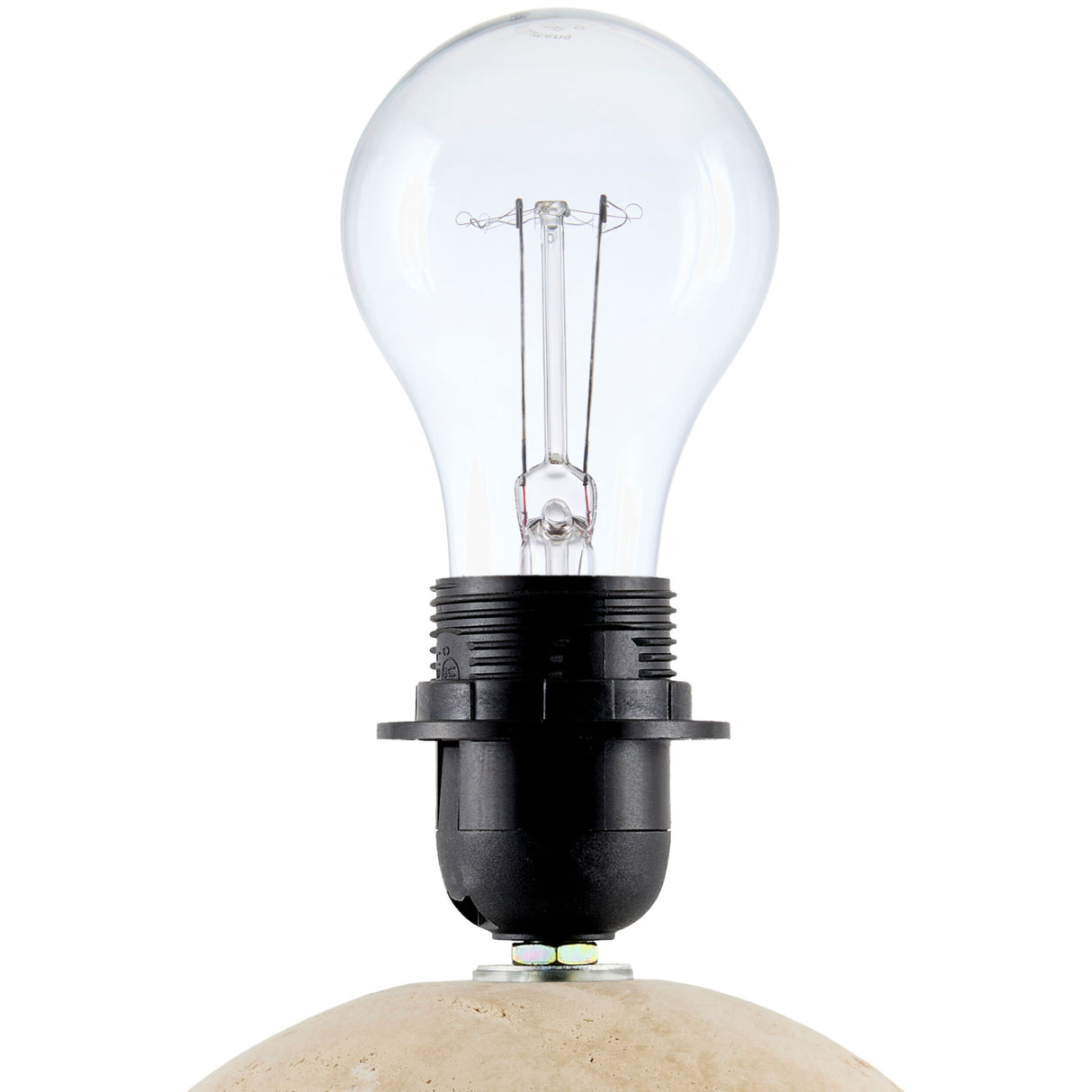 Modern European furniture - Travertine Pleated Linen Table Lamp - www.oroa.com